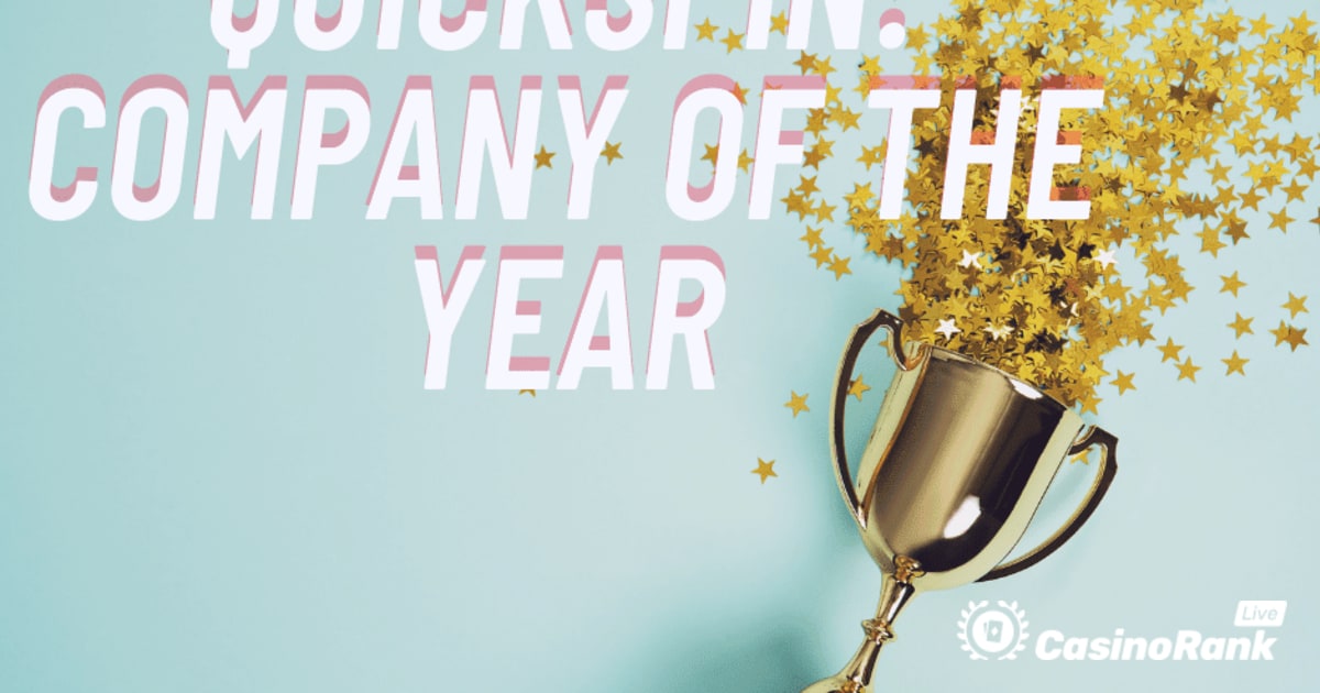 Quickspin schnappt sich den Prestigious Company of the Year Award